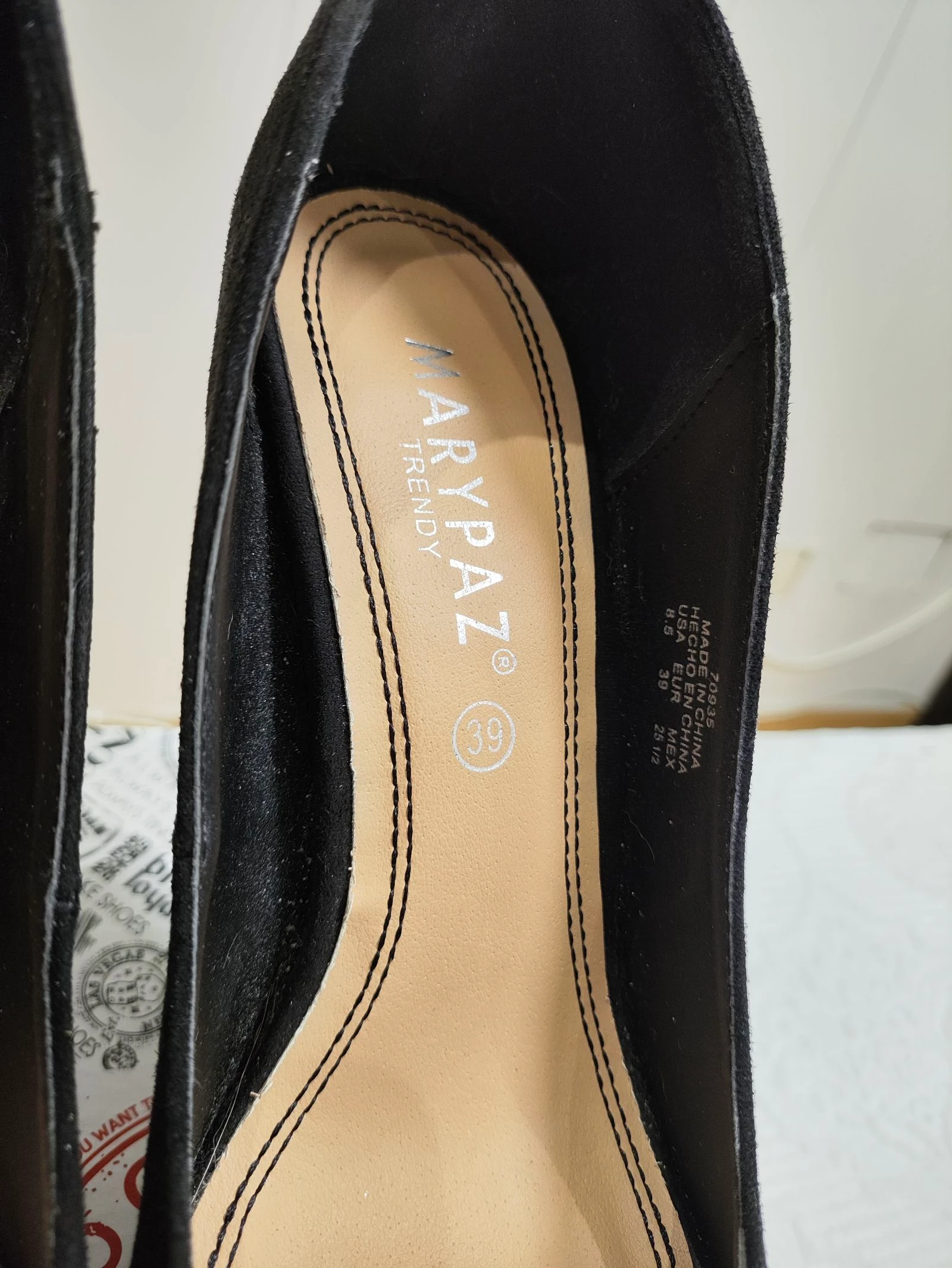 Marypaz black platform heels size 39 – photo 5
